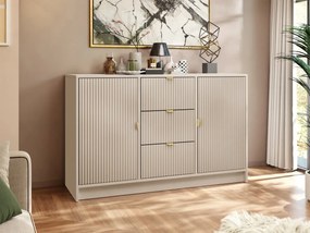 Komoda Rozoma 2D3SZ (piesková béžová). Vlastná spoľahlivá doprava až k Vám domov. 1122874