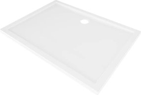Mexen Flow obdĺžniková slim vanička 95 x 90 cm, biely lesk - 46R109095