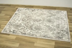 Koberec Versage 2301A Ornament čierny / biely