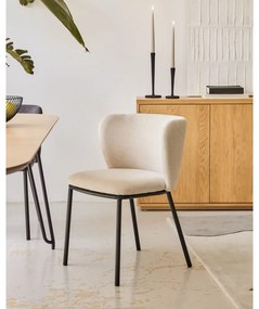 Béžová jedálenská stolička Ciselia – Kave Home