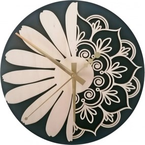 Drevené hodiny  na stenu USVIT A   l SENTOP PR0374 MDF-playwood
