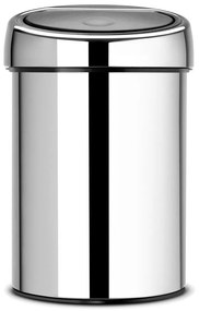 Dotykový oceľový odpadkový kôš v lesklo striebornej farbe 3 l Touch Bin – Brabantia