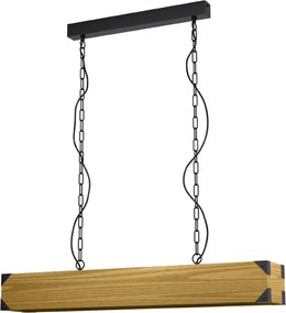 XXXLutz ZÁVESNÉ SVIETIDLO, 90/12,5/110 cm Eglo - Online Only bytové doplnky - 003348338601