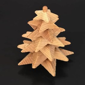 AMADEA Drevený 3D strom z masívu skladaný 9 cm