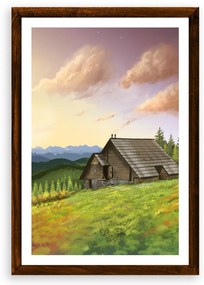 Poster Útulňa Andrejcová - Poster 50x70cm + čierny rám (71,8€)