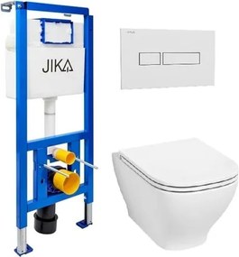 Závesný WC set do ľahkých stien / predstenová Jika Deep KMPLDEEPJ