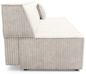 Rozkladacia trojmiestna pohovka s úložným priestorom TERAMO, béžová