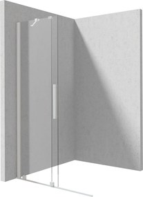 Deante Sprchová zastena Walk-in Prizma, posuvná - KTJ A34R 140 cm, biela - bez vaničky