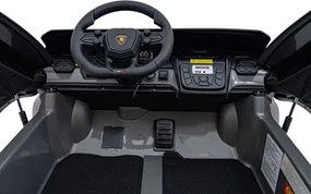 Elektrické autíčko Lamborghini Revuelto XL sivé