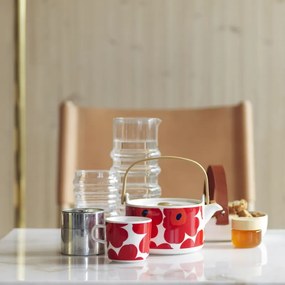 Kanvica Oiva Unikko 0,7l, červeno-biela