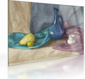 Sklenený obraz - Maľované zátišie (70x50 cm)