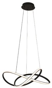 LED Stmievateľný luster na lanku LED/85W/230V 3000-6500K + diaľkové ovládanie