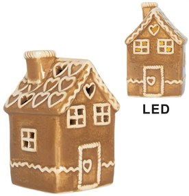 Perníková LED chalúpka Gingerbread Cott - 7*7*11cm