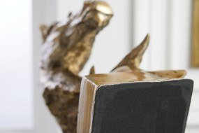Socha Caballo hlava koňa 40 cm zlatá