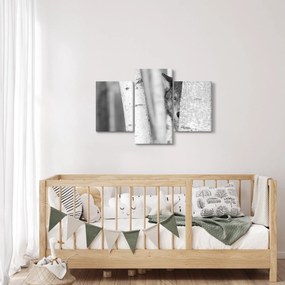 Obraz - Vlk v lese (90x60 cm)