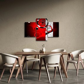 Obraz abstrakcie (90x60 cm)