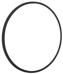 LED Luster na lanku SATURNO LED/28W/230V pr. 50 cm IP44 antracit