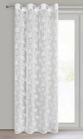 ZÁCLONA NA KRÚŽKOCH SERENA 140X260 CM VZOROVANÁ