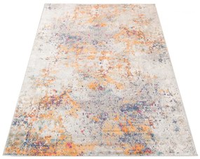 Kusový koberec Atlanta sivo oranžový 160x229cm