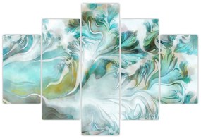 Obraz - Maľba abstraktných vzorov (150x105 cm)