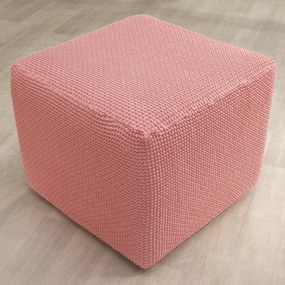Super strečové poťahy NIAGARA koralová taburetka (40 - 60 cm)