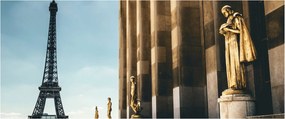 Obraz z Trocaderského námestia, Paríž (120x50 cm)