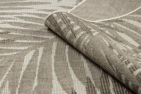 Koberec šnúrkový SIZAL FLOORLUX 20504 LÍSTIE šampanské / tmavosivý DŽUNGĽA