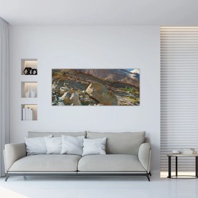 Obraz - John Singer Sargent, Simplon Pass, reprodukcia (120x50 cm)