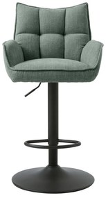 Zelené barové stoličky s nastaviteľnou výškou v súprave 2 ks Marilla – Unique Furniture