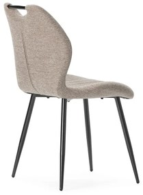 Svetlohnedé jedálenské stoličky v súprave 4 ks Muli – Marckeric