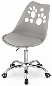 Supplies PRINT otočná kancelárska stolička - šedá