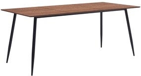 Jedálenský stôl, hnedý 200x100x75 cm, MDF