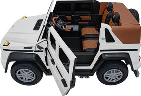 Elektrické autíčko Mercedes Benz MAYBACH G650 STRONG biele