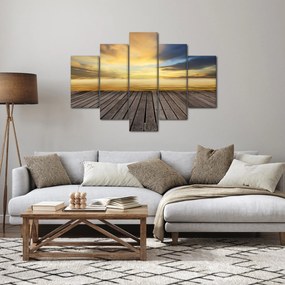 Obraz - Mólo s výhľadom (150x105 cm)