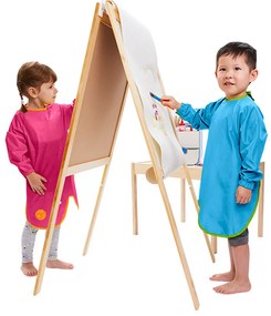 Podbradník s rukávmi veľký - modrý