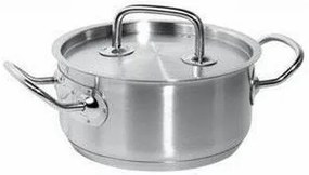 ZURA PROFI Hrniec nízky nerezový 12L s pokrievkou