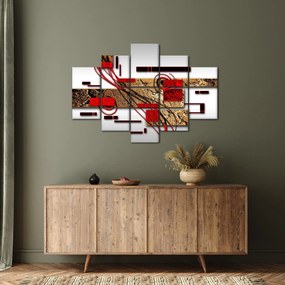 Obraz abstrakcie (150x105 cm)