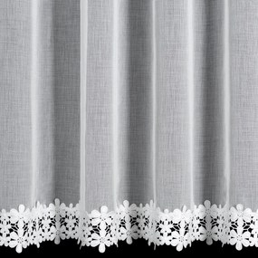 ZÁCLONA NA PÁSKE KAJA 350X155 CM CM BIELA