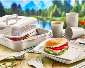 Orion Sada plastového riadu Piknik, 13 ks