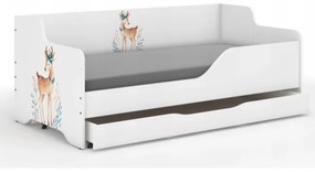 Detská posteľ s lesnou srnkou 160x80 cm