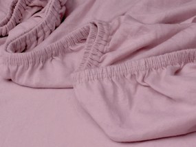 XPOSE® Detská jersey plachta Exclusive - levanduľová 80x160 cm