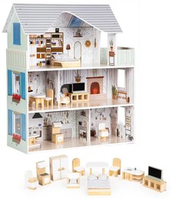 Domček pre bábiky s nábytkom Emma Ecotoys Residence