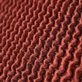 Bielastické poťahy COSTINA medená kreslo ušiak (š. 60 - 110 cm)
