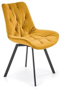 OTOČNÁ JEDÁLENSKÁ STOLIČKA TIARA HORČICOVÁ