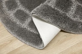 Kúpeľňový koberček OCEAN sivý ovál