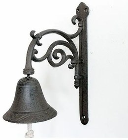 Liatinový zvonček Paz, 25,5 x 20,5 x 10 cm