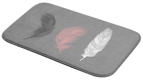 Sivá kúpeľňová predložka 45x75 cm Penelope – douceur d'intérieur