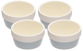 Sada 4 keramických zapekacích mištičiek Kitchen Craf Classic Dots, ⌀ 9 cm