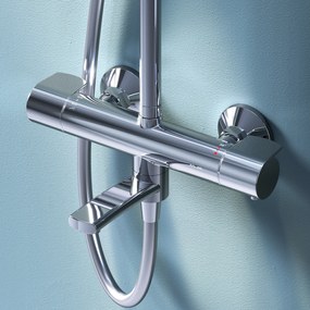 Sprchový systém AM.PM X-Joy F0785A500 s termostatickou vaňovou a sprchovou batériou, chróm