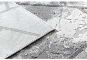 Moderný koberec NOBLE 1518 67 Vintage, geometrický - Štrukturálny, dve vrstvy rúna, krémová sivá Veľkosť: 200x290 cm